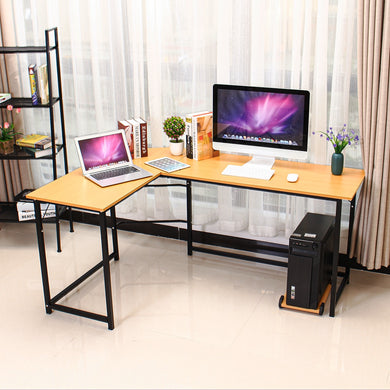 Modern Simple L-Shaped Corner Desktop Computer Desk Table Laptop Table Writing Desk Home Office Furniture Standing Desk meubles
